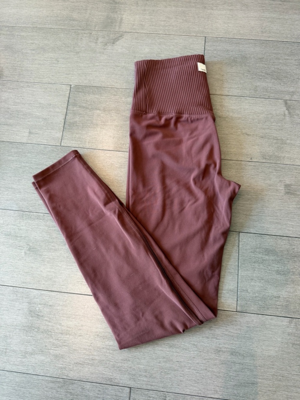 Ribbed High Rise Vuori Leggings 7/8 Length